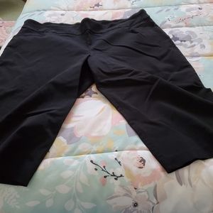 Black slacks Gauchos